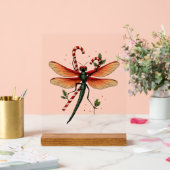 Zuckerstangen-Libelle Acrylschild (Hochzeit)