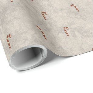 Zuckerstangen-Muster-Geschenkpapier Geschenkpapier