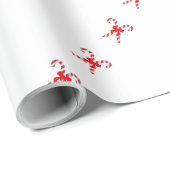 Zuckerstangen-Muster Weihnachtsgeschenkpapier Geschenkpapier (Rolleneckpunkt)