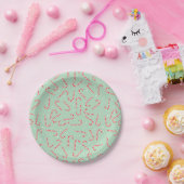 Zuckerstangen Pappteller (Party)