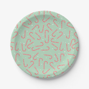 Zuckerstangen Pappteller