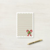 Zuckerstangen-Post-it-Notiz Post-it Klebezettel (Auf Schreibtisch)