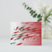 Zuckerstangen rot und grün feiertagspostkarte (Stehend Vorderseite)