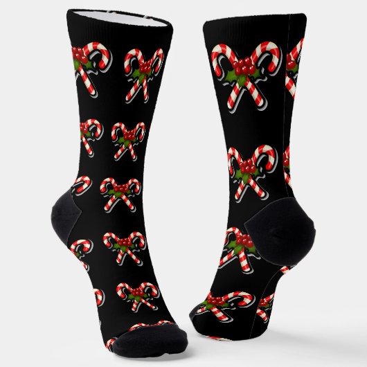 Zuckerstangen socken (Gewinkelt)