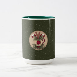 Zuckerstangen-Tassen-Arrangement Zweifarbige Tasse
