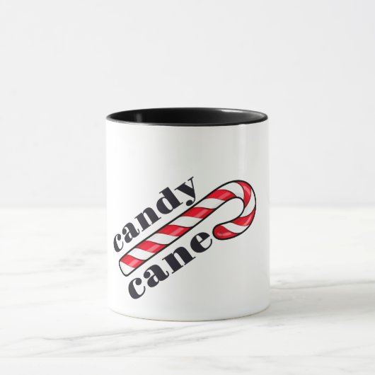 Zuckerstangen-Text Tasse (Zentrum)