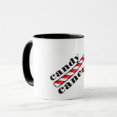 Zuckerstangen-Text Tasse (Vorderseite Links)