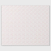 Zuckerstangen-Weihnachten Geschenkpapier (Flach)