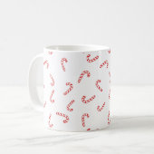 Zuckerstangen-Weihnachten Kaffeetasse (Vorderseite Links)