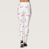 Zuckerstangen-Weihnachten Leggings (Rückseite)