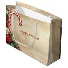 Zuckerstangen-Weihnachts-Geschenktüte Große Geschenktüte