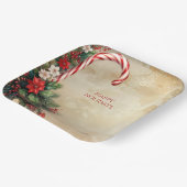 Zuckerstangen-Weihnachts-Papierplatte Pappteller (Gewinkelt)