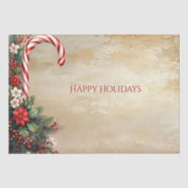 Zuckerstangen-Weihnachts-Tissue-Papier Seidenpapier