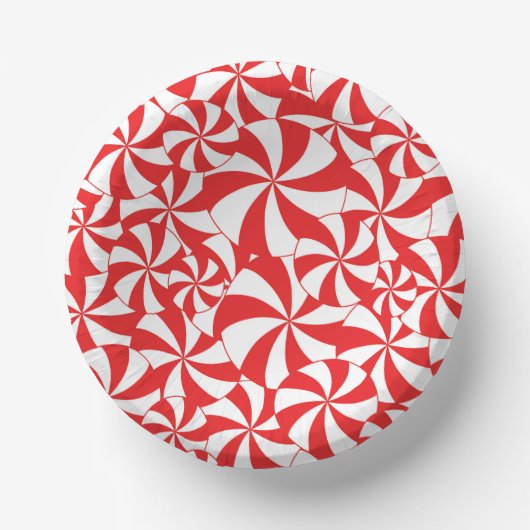 Zuckerstangen-Weihnachtsfeier-Papierteller Pappteller (Vorderseite)