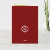 Zuckerstangen-Weihnachtskarte Feiertagskarte (Rückseite)