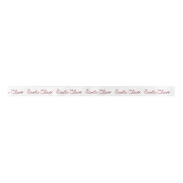 Zuckerstangen-Weihnachtsmann-Weihnachtsband Satinband