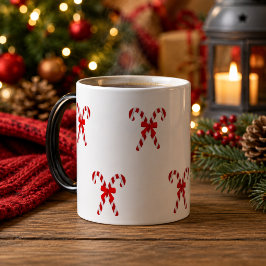 Zuckerstangen-Weihnachtstasse Verwandlungstasse