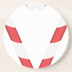 Zuckerstangenherz Getränkeuntersetzer