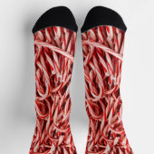 Zuckerstangenmuster Socken (Oben)