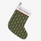 Zuckerstangenstrumpf Kleiner Weihnachtsstrumpf (Vorderansicht (hängend))