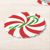 Zuckerstangenwirbel Untersetzer (angewinkelt)