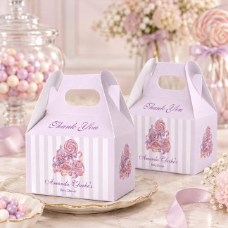 Zuckersüße Pastell-Vielen-Dank-Geschenkbox für Bab Geschenkschachtel