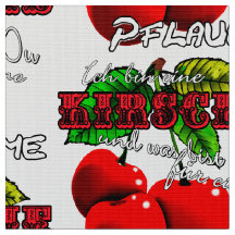 Zuckersüße rote K I R S C H E N Spruch Früchte