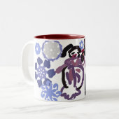 Zuckertanz zweifarbige tasse (Vorderseite Links)