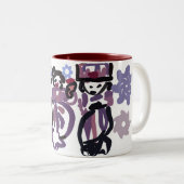 Zuckertanz zweifarbige tasse (VorderseiteRechts)