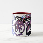 Zuckertanz zweifarbige tasse (Mittel)