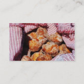 Zuckerte Donut Holes Visitenkarte (Rückseite)