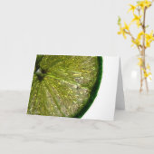 Zuckerüberzogene Limone Scheibe Karte (Gelbe Blume)