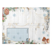 Zuckerüberzug 7-Tage-Mahlzeitenplaner Notizblock (Vorderseite)