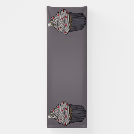 Zuckervorschlag Cupcake Banner (Vertikal)