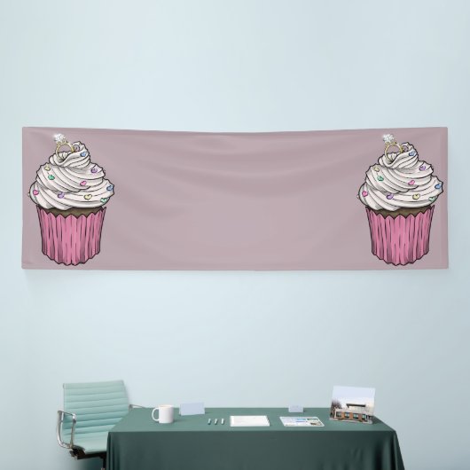 Zuckervorschlag Cupcake Banner (Messeveranstaltung)