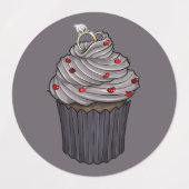 Zuckervorschlag Cupcake Etiketten (Design 1)