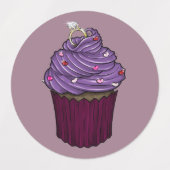 Zuckervorschlag Cupcake Etiketten (Design 1)