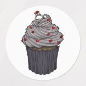 Zuckervorschlag Cupcake Etiketten (Design 2)