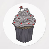 Zuckervorschlag Cupcake Etiketten (Design 1)