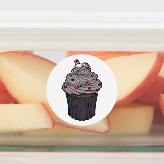 Zuckervorschlag Cupcake Etiketten (Befestigt)