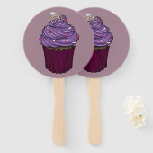 Zuckervorschlag Cupcake Fächer (Vorne und Hinten)