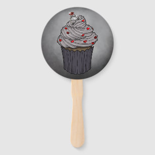 Zuckervorschlag Cupcake Fächer