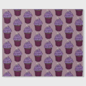 Zuckervorschlag Cupcake Geschenkpapier (Flach)