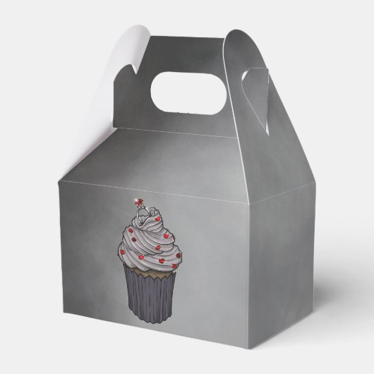 Zuckervorschlag Cupcake Geschenkschachtel (Rückseite)