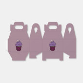 Zuckervorschlag Cupcake Geschenkschachtel (Ungefaltet)