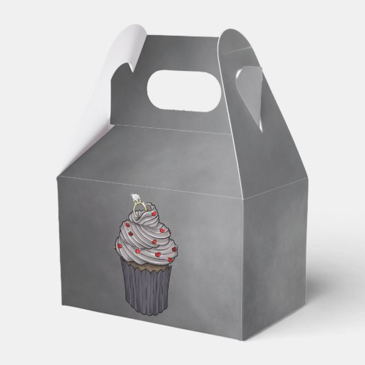Zuckervorschlag Cupcake Geschenkschachtel (Rückseite)