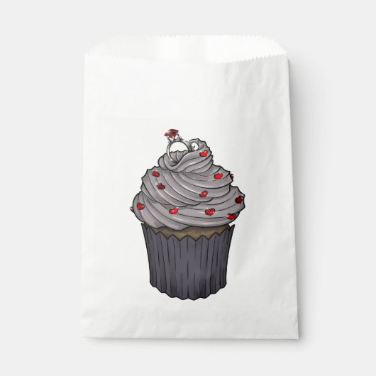Zuckervorschlag Cupcake Geschenktütchen (Vorderseite)