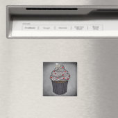 Zuckervorschlag Cupcake Magnet (In Situ (Geschirrspüler))