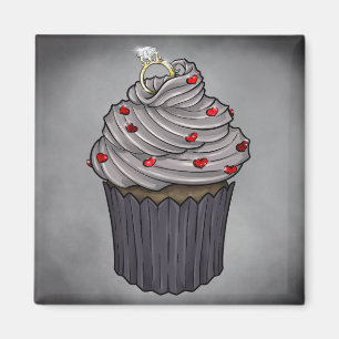 Zuckervorschlag Cupcake Magnet
