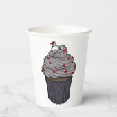 Zuckervorschlag Cupcake Pappbecher (Rückseite)